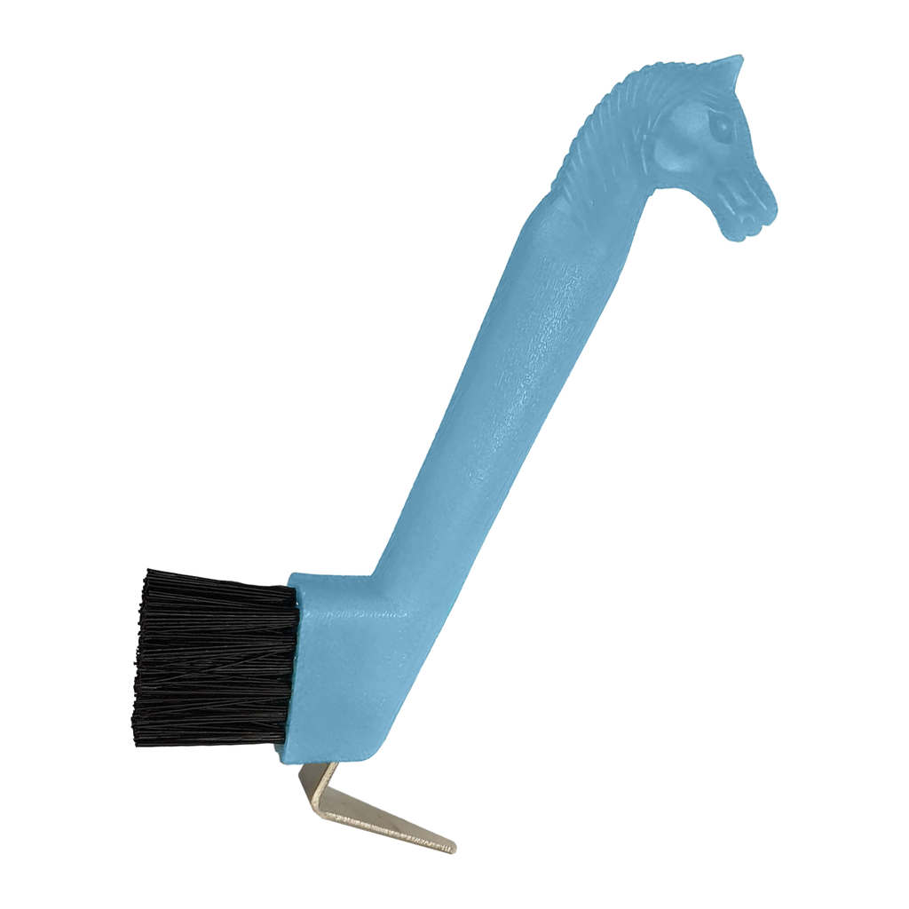 Show Time Hoof Pick - Horse Head with Brush